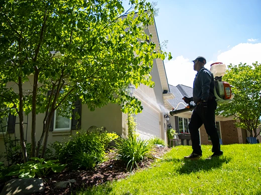 Outdoor pest control at residents outdoor space