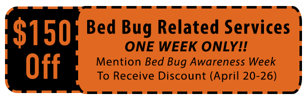 Bed Bug $150 off special